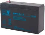 MPL POWER ELEKTRO MPL MW POWER MWH 5-12L UPS battery Lead-acid accumulator VRLA AGM Maintenance-free 12 V 6 Ah Black