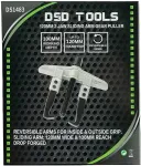 DSDTOOLS 120MM 2-HUULELINE LIUGKANGIGA T&Otilde;MMITS DS1483
