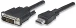 Techly HDMI zu DVI-D Kabel 3m schwarz