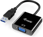 EQUIP Adapter USB-A3.0->VGA HD15 1920x1080/ 60Hz 0.15m PVC