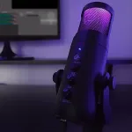 No name Venom Streaming Mikrofon LED