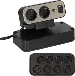 No name Toiteplokk Brennenstuhl Brennenstuhl Duplex lauapistik 1x USB A & C, 10x Schuko