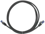 Logilink Patchkabel Ultraflex, Cat.6A, S/FTP, schwarz, 20 m