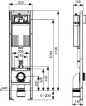 No name MODUL FOR TOILET TECE BASE 320MM