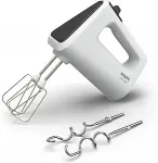 Krups hand mixer 3Mix 4000 GN4001 (white/grey, 450 watts)