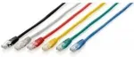 EQUIP Patchkabel Cat6 U/UTP 2xRJ45 10.00m schwarz PVC Polybeutel