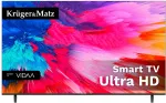 Teler Kruger & Matz Telewizor Kruger&Matz 55" UHD smart DVB-T2/S2 H.265 Hevc