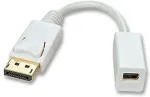 Lindy - DisplayPort-Adapter - DisplayPort (M) - Mini DisplayPort (W) - 15cm (DisplayPort 1,1) - wei&szlig; (41060)