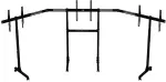 NEXT LEVEL RACING Free standing triple monitor stand