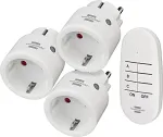 NONAME Brennenstuhl Comfort-Line radio set Mini 3+1, switchable socket (white)