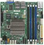 Emaplaat SuperMicro A2SDi-4C-HLN4F - Motherboard - Mini-ITX - Intel Atom C3558 - USB 3.0 - 4 x Gigabit LAN - Onboard-Grafik