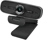 Veebikaamera Logilink Webcam 1080p FHD Webcam + Dual-Mikro 100&deg; schwarz