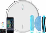 Tolmuimeja SALENTE G4, robot vacuum cleaner, water wiping, UVC sterilization, white