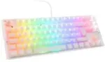 Klaviatuur Ducky One 3 Aura White TKL Gaming Tastatur, RGB LED - MX-Speed-Silver