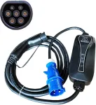 NONAME Electric car charger Type 2 - CEE, 6-32A, 7.2kW, 1-phase, 5m
