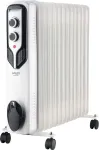Adler | Oil-Filled Radiator | AD 7818 | Oil Filled Radiator | 2500 W | Number of power levels 3 | White