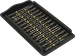 WERA Kraftform Micro ESD Big Pack 1 screwdriver set (black/yellow, 25 pieces)