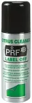PRF Label Off is an easy-to-use cleaner for removing stickers, labels, glue residue, oil, grease and other stains. LABEL OFF 220 ml Taerosol