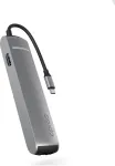 NONAME Epico 6in1 Slim Hub 8K with USB-C connector - gray