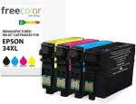 Tooner Freecolor Patrone Epson 34XL Multipack BK/C/M/C 30ml+3x11ml remanufactured