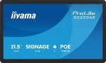 Monitor Iiyama ProLite S2225AS-B1P Digital signage flat panel 54.6 cm (21.5") LCD Wi-Fi 500 cd/m&sup2; Full HD Black Built-in processor Android 24/7
