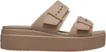 No name Klapki damskie Crocs Brooklyn Low beżowe 207431 2Q9 38-39