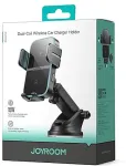 Joyroom magnetiline juhtmevaba autolaadija (armatuurlaua versioon) 4.7 - 6.8 tolli, 15W maks, USB Type-C kaabliga, Black (JR-ZS246S)