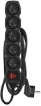 EMOS 1902350301 power extension 3 m 5 AC outlet(s) Indoor Black