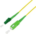 Logilink Fiber simplex patch cord, OS2 SM G.657.A2, SC/APC to LC/APC, 20 m