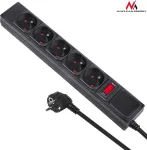 Maclean Power Strip 5 Sockets With Switch MCE219