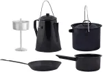 No name Esschert Design FF215 camping cookware Set Black