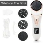 Rio PEDI5-EU/1.1 Go Smooth Electric Foot File With Vacuum Action, White