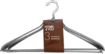 Home4you Riidepuud 3tk/komplektis, metall, hall PVC