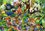 Noname Schmidt Games Jigsaw Puzzle Colorful Animal World