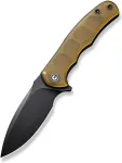 No name Knife Civivi Mini Praxis Ultem Amber & Black