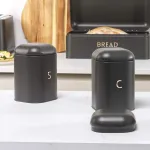 Salter BW13731EU7 Pebble 4-Piece Countertop Set Charcoal