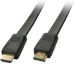 Lindy - HDMI-Kabel - HDMI m&auml;nnlich zu HDMI m&auml;nnlich - 50cm - abgeschirmt - Schwarz - geformt, flach, 4K Unterst&uuml;tzung (36995)