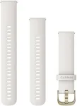 Garmin kellarihm Quick Release 20mm Venu 2 Plus, ivory/cream gold
