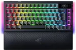 Klaviatuur Razer BlackWidow V4 Pro 75%Gaming Tastatur kabelgebunden / kabellos (Funk / Bluetooth), Mechanisch, Schwarz (Layout: englisch INT)