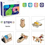 NONAME Wooden Assembly Advanced Science Lab Kit, 5in1 STEM Educational Toys