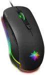 Hiir INCA Gaming Maus RGB/ 4800DPI/ 6Tasten/USB 1.50m schwarz retail