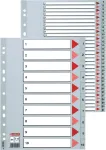 Esselte Vahelehed A4 plastik 1-20