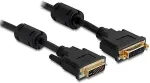 DeLOCK Verl&auml;ngerungskabel DVI 24+5 Stecker > DVI 24+5 Buchse 1 m schwarz