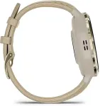 Garmin 010-02785-55 smartwatch / sport watch 3.05 cm (1.2") AMOLED 41 mm Digital 390 x 390 pixels Touchscreen Gold Wi-Fi GPS (satellite)