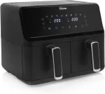 Frit&uuml;&uuml;r Tristar Double Basket Airfryer | FR-9026 | Power 2700 W | Capacity 8 L | Black