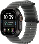APPLE I&scaron;manusis laikrodis Watch Ultra 4 GPS + Cellular 49mm Juodas Titanium Case with Translucent Juodas Ocean Band