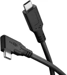 Goobay USB-C Vinklet Kabel 90&deg; USB 3.2 60W 1m
