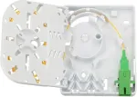 Extralink Olivia 2 Splicer Fiber Optic Box - with Pigtail and SC/APC Adapter - White