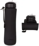 CoolPack veepudel 600ml, silikoon, must