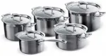 Le creuset 3-kihiline 5-osaline roostevabast terasest kastrulisett (96209400001000)